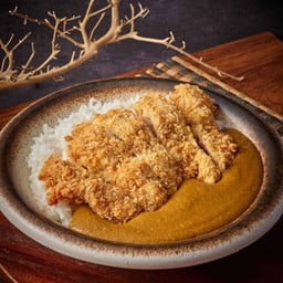 ข้าวกะหรี่สะโพกไก่ทอด