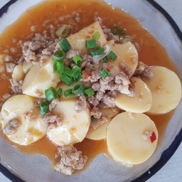 ข้าวราดซู่ซ่าเต้าหู้หมูสับ