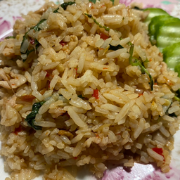 ข้าวกะเพราคลุก(หมูสับ)