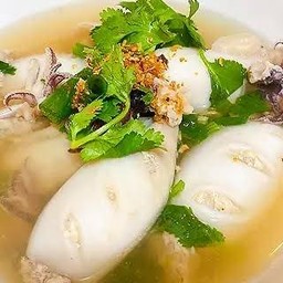 ต้มจืดปลาหมึกยัดไส้