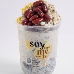 น้ำเต้าหู้งาดำปั่น ทรงเครื่อง