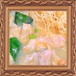 หมี่ขาวกรอบราดหน้า