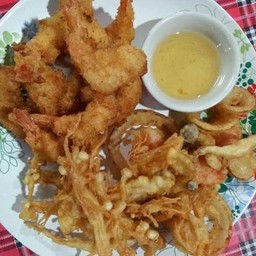 กุ้งชุปแป้งทอด