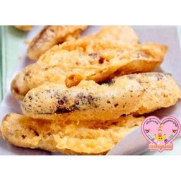 เมนูใหม่ กล้วยทอดหนุบหนับ กล้วยอบน้ำผึ้งทอด Fried  ชุดจัมโบ้อร่อยจุใจ 1 ชุด  Size Jumbo