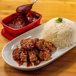 ข้าวไก่ทอด ซอสสไตล์เกาหลี