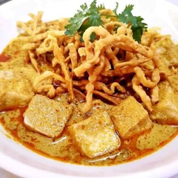 ข้าวซอยเต้าหู้(มังสวิรัติ)