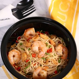 California Angel Hair Garlic Prawn