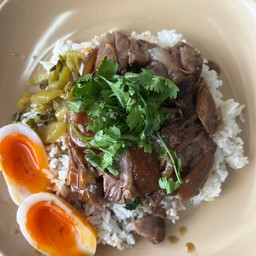 ข้าวขาหมู+ไข่มะตูม