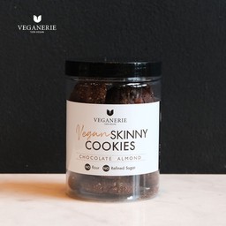 Vegan Skinny Cookies Almond Chocolate