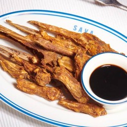 ปากเป็ดทอดซอสบัลซามิคเปรี้ยวหวาน