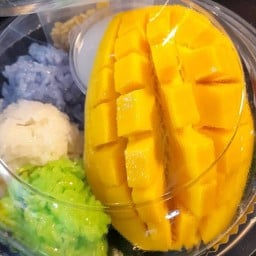 ข้าวเหนียวมะม่วง ตลาดดาวอังคาร