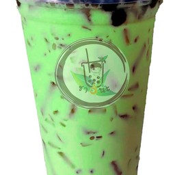 ชาเขียวนมแคนตาลูป