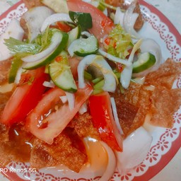 ยำหมูแผ่น