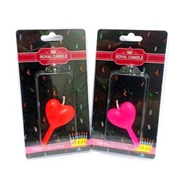 เทียนรูปหัวใจ