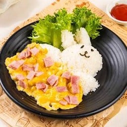 ข้าวไข่ข้นแฮม
