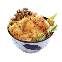 ข้าวหน้าปลากะพงเทมปุระ (Snapper Tendon)