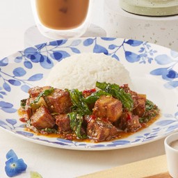 Pad Ka Prao Crispy Pork Plant-based