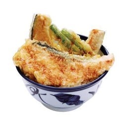 ข้าวหน้าปลาแซลมอนเทมปุระ (Salmon Tendon)