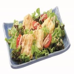 สลัดเต้าหู้เทมปุระ(Tofu Tempura Salad)