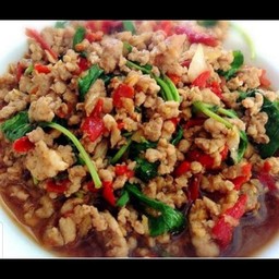 (กับข้าว) ผัดกระเพรา