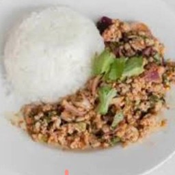 ข้าวหน้าลาบหมู