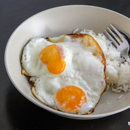 ข้าวไข่ดาว2ฟอง