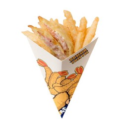 เฟรนช์ฟรายส์เทมปุระ คู่กับแฮมชีสเทมปุระ