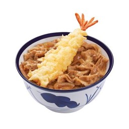 ข้าวหน้ากุ้งเทมปุระและหมูผัดซอสสไตล์ญี่ปุ่น (Ebi Ten Buta Don)