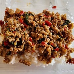 ข้าว.ราดกะเพราหมูสับ