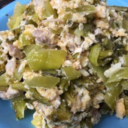 เกียบฉ่ายผัดหมูสับ
