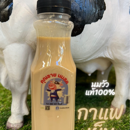 นมสดกาแฟเย็น (ขวด)