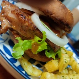 เบอร์เกอร์ไก่สไปซี่