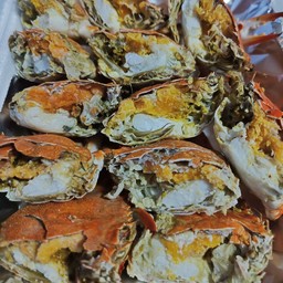 ปูม้าไข่นึ่ง ครึ่งกิโลกรัม