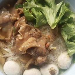 วุ้นเส้น(แห้ง)ลูกชิ้นหมู,หมูตุ๋น