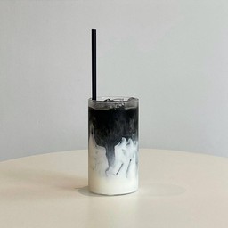 Iced Charcoal Latte