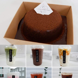 เค้กช็อกโกแลต + เครื่องดื่มคู่ใจ