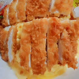 ข้าวไข่ข้นไก่กรอบ