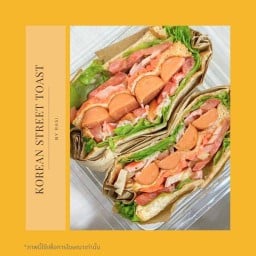 แซนวิชเกาหลีไส้ทะลัก