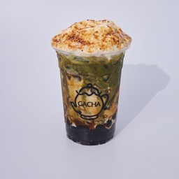 ชาเขียวนมไข่มุกลาวาครีมชีส