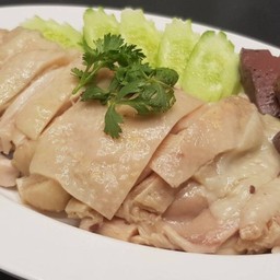 ไก่สับจานใหญ่