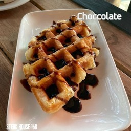 chocoate croffle (ครอฟเฟิล ช๊อคโกแลต) หอม เข้ม นัว