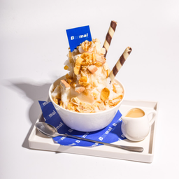 ปังเย็นนมสดน้ำผึ้งคาราเมล