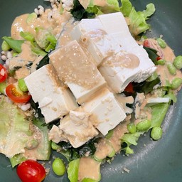 Cold Tofu Salad สลัดเต้าหู้เย็น (vegan)