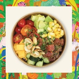 ข้าวโบล์วลาบทูน่าสไปซี่ Spicy Larb Tuna Poke Bowl