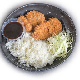 ข้าวหมูสันในทอด ซอสทงคัตสึ