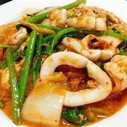 สุกี้แห้งทะเล