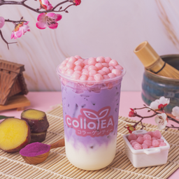 มันม่วง นมสด ทูโทน Deli