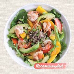สลัดกุ้งย่างอโวคาโด
