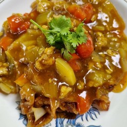 ก๋วยเตี๋ยวราดหน้าหมูสับ