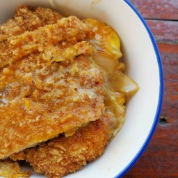 สันนอกทอดอบไข่ราดข้าว (คัตสึด้ง)